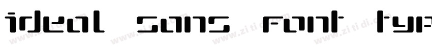 ideal sans font type字体转换